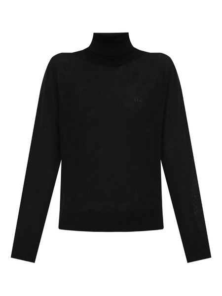  Dsquared2 Pull à Logo Brodé - Noir 