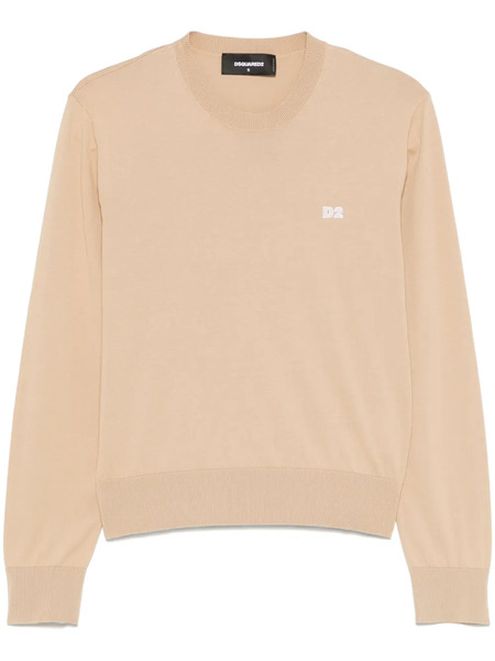  Dsquared2 Pull En Coton - Marron 