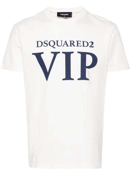  Dsquared2 T-shirt En Coton à Logo Imprimé - Blanc 