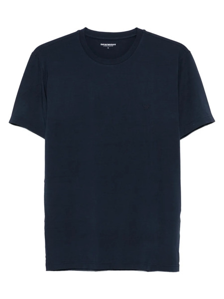  Ea7 Emporio Armani T-shirt à Logo Eagle - Bleu 