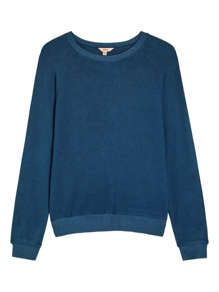  Eberjey Pull à Design Côtelé - Bleu 