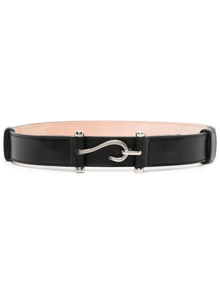  Edhen Milano Ceinture à Fermoir Crochet - Noir 
