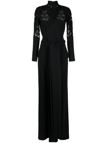  Elie Saab Combinaison à Col Montant - Noir 