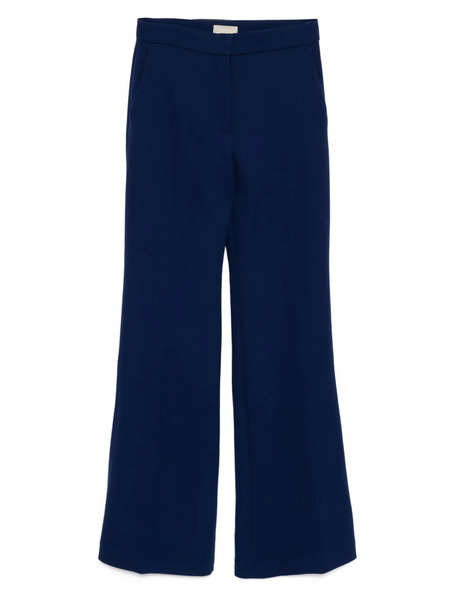  Elie Saab Pantalon évasé à Fentes - Bleu 