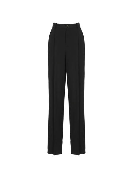  Elisabetta Franchi Pantalon à Design Plissé - Noir 