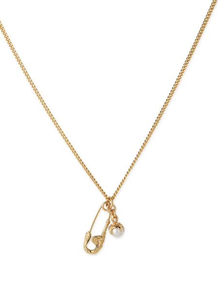  Emanuele Bicocchi Collier à Pendentif épingle à Nourrice - Or 