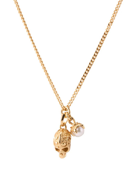  Emanuele Bicocchi Collier Pearl Skull - Or 