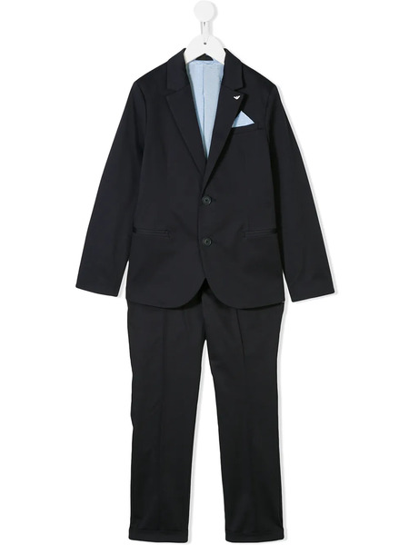  Emporio Armani Kids Costume Classque - Bleu 