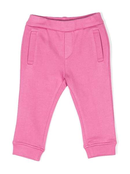  Emporio Armani Kids Pantalon De Jogging Fuselé à Logo Imprimé - Violet 