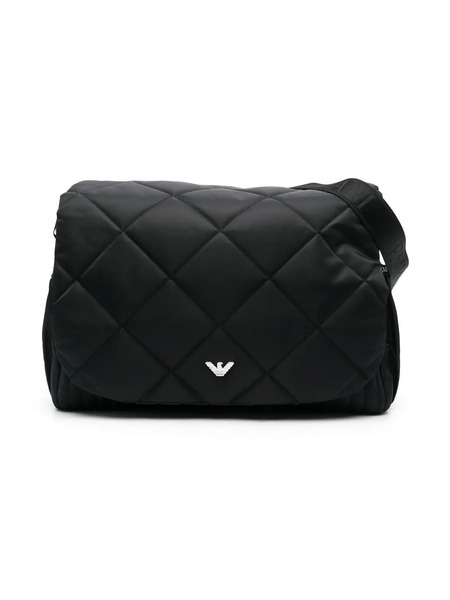  Emporio Armani Kids Sac à Langer Matelassé - Noir 