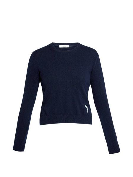 Erdem Pull à Logo Brodé - Bleu 