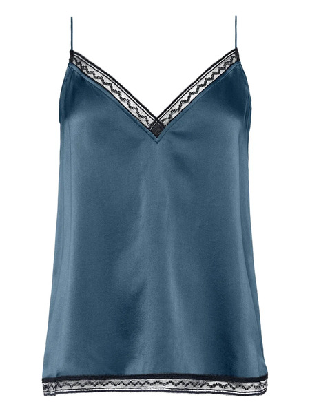  Eres Caraco Instant Bordé De Dentelle - Bleu 