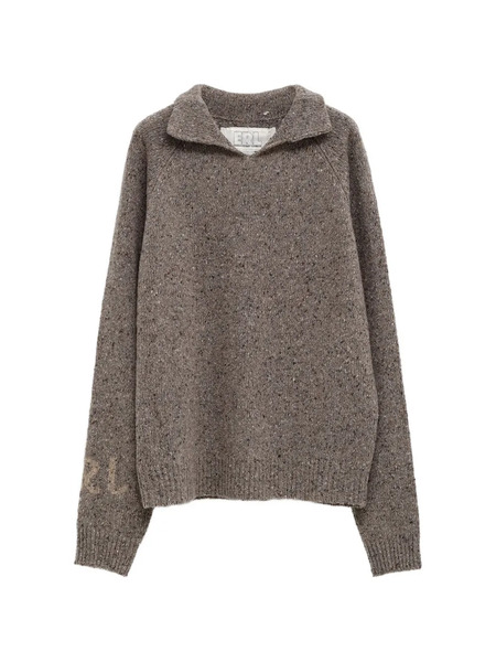  Erl Pull Côtelé - Marron 