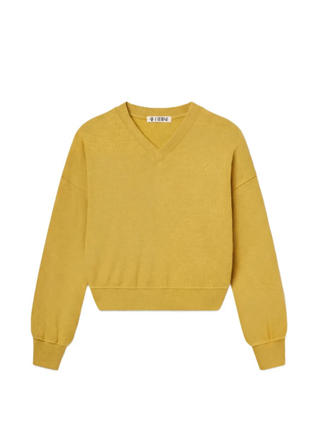  Eterne Pull à Col V - Jaune 