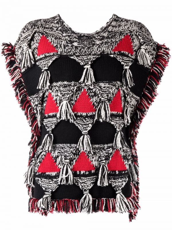  Etro Pull à Détail De Pompon - Noir 