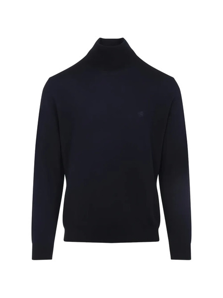  Etro Pull à Logo Brodé - Bleu 