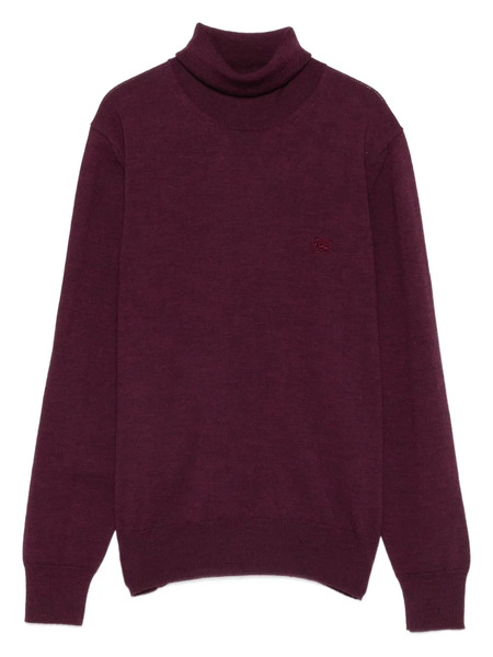  Etro Pull à Logo Brodé - Violet 