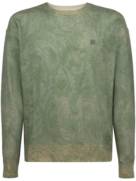  Etro Pull En Laine - Vert 