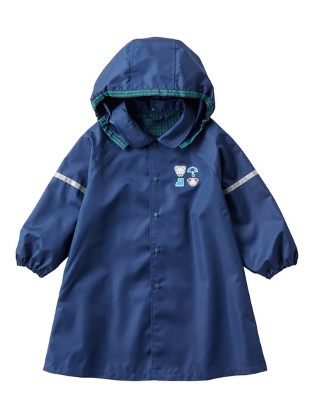  Familiar Imperméable à Capuche - Bleu 