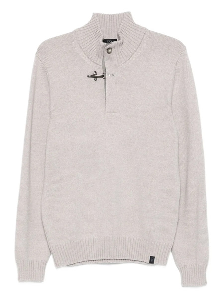 Fay Pull En Laine Vierge - Gris 