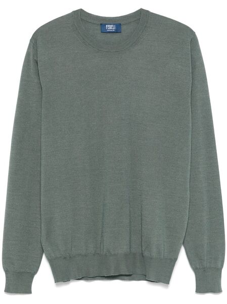  Fedeli Pull En Maille Fine - Gris 