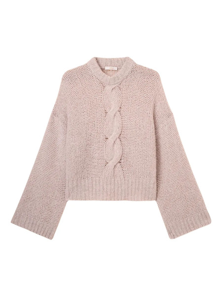  Fedeli Pull En Maille Torsadée - Rose 