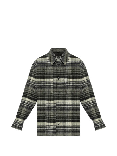  Fendi Check-pattern Jacket - Gris 