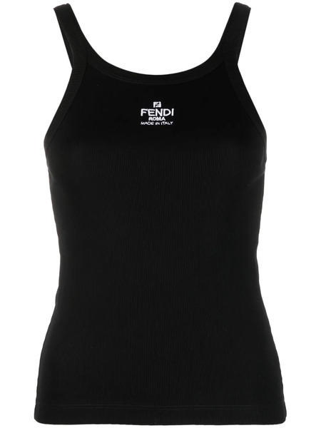  Fendi Débardeur En Coton - Noir 