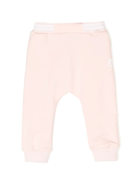  Fendi Kids Pantalon De Jogging En Coton à Logo Imprimé - Rose 