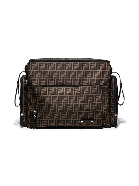  Fendi Kids Sac à Langer à Motif Ff - Marron 