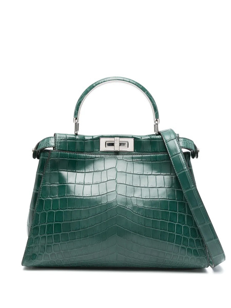  Fendi Pre-owned Sac à Main Peekaboo Soft Médium - Vert 