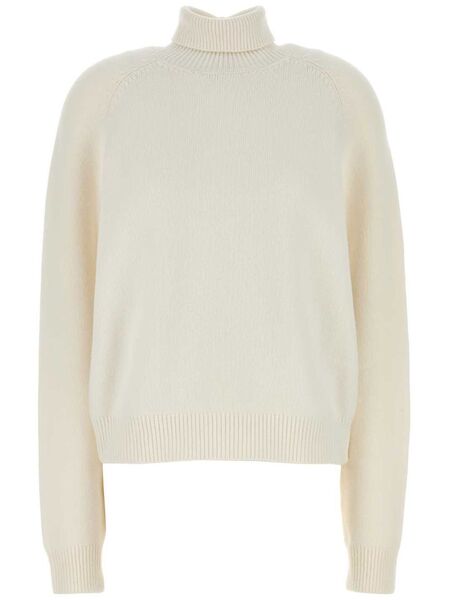  Fendi Pull à Logo Brodé - Blanc 