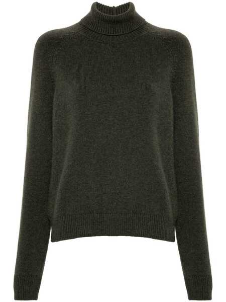  Fendi Pull à Logo Brodé - Vert 
