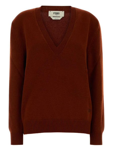  Fendi Pull En Cachemire - Marron 