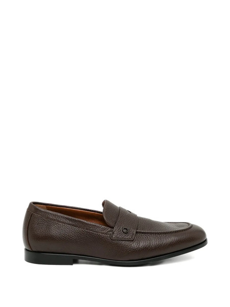  Ferragamo Mocassins à Entaille Penny Et écusson à Logo - Marron 