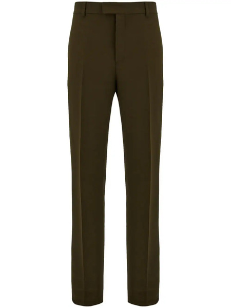  Ferragamo Pantalon De Costume En Coton - Vert 
