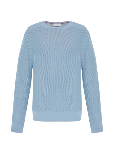  Ferragamo Pull Côtelé En Cachemire - Bleu 