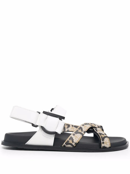  Ferragamo Sandales à Boucles - Blanc 