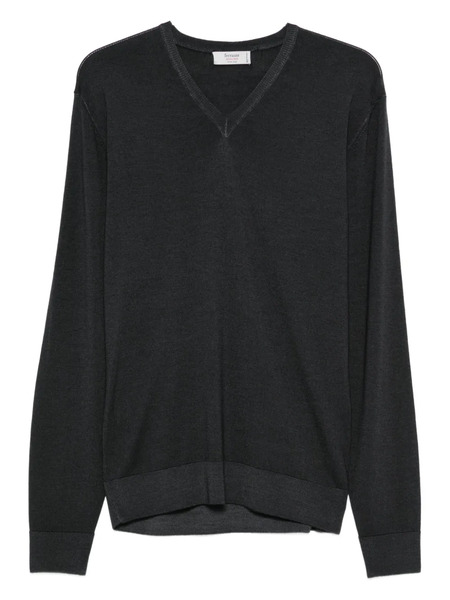  Ferrante Pull à Col V - Gris 