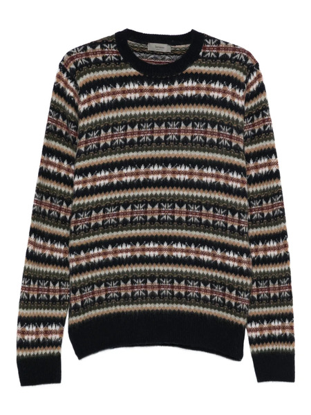  Ferrante Pull à Motif Géométrique - Noir 