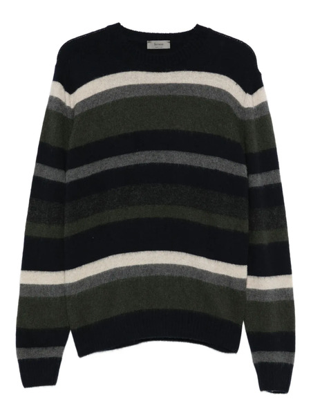  Ferrante Pull Rayé à Col Rond - Noir 