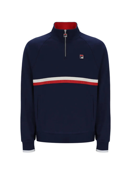  Fila Rolando Logo-patch Sweatshirt - Bleu 