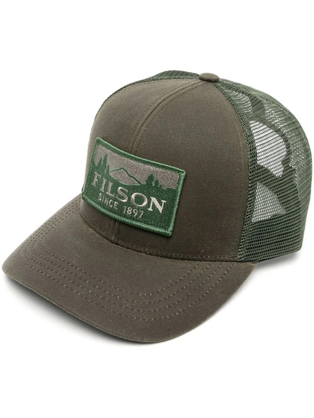  Filson Casquette Logger à Patch Logo - Vert 