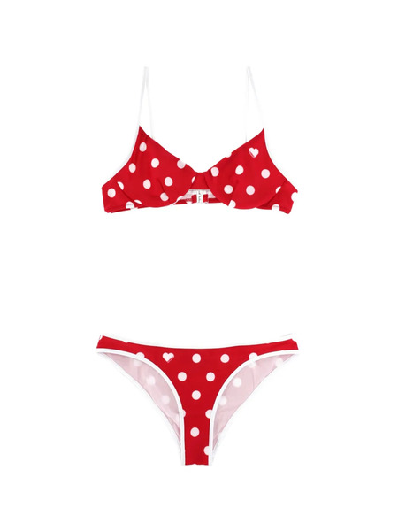  Fiorucci Polka-dot Bikini - Rouge 