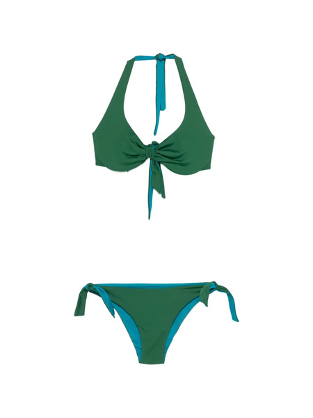  Fisico Bikini à Détail Noué - Vert 