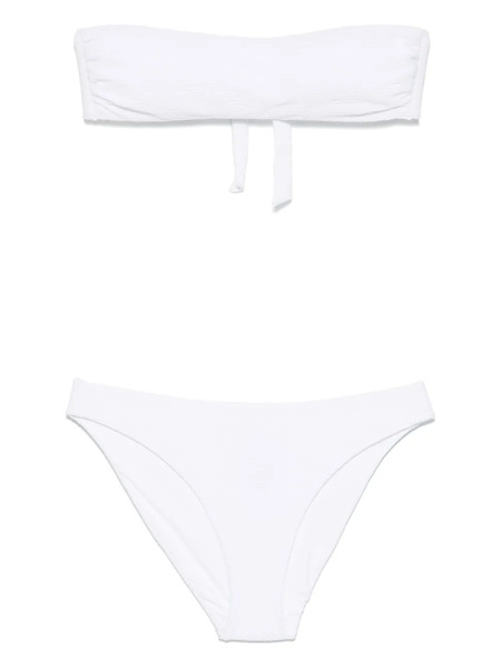  Fisico Bikini à Motif En Jacquard - Blanc 