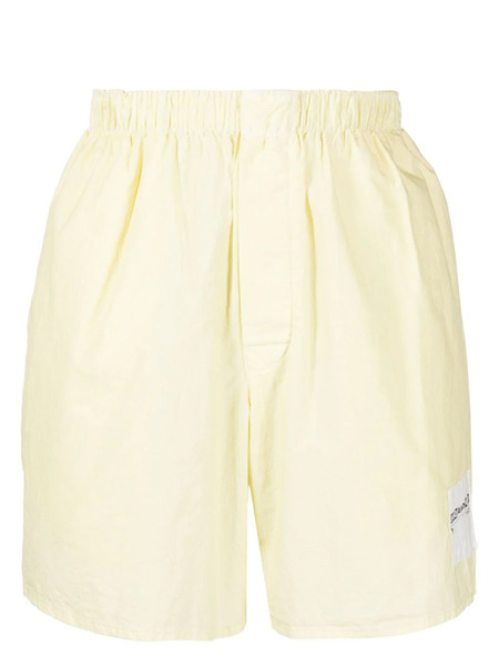  Foo And Foo Short à Patch Logo - Blanc 