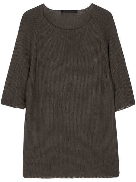  Forme D'expression Pull En Maille à Manches Courtes - Vert 