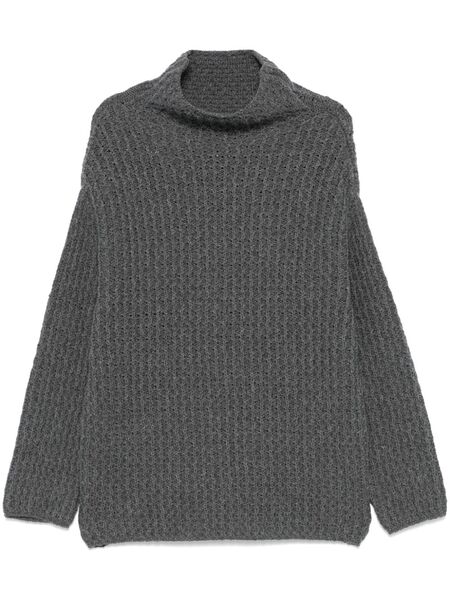  Forme D'expression Pull En Maille épaisse Nervurée - Gris 