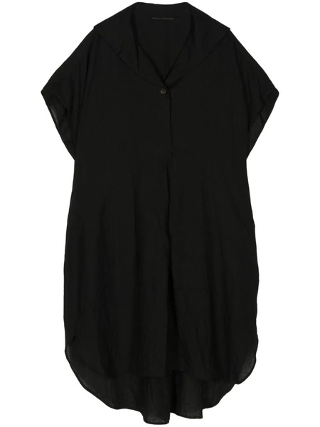  Forme D'expression Robe-chemise Courte En Lin - Noir 